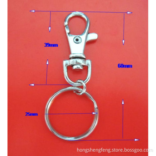 Wholesales Metal Dog Hook with Keyring